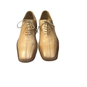 Mezlan‎ Arpino Mens Leather Lace Up Shoes Made in Spain Sz 9 M